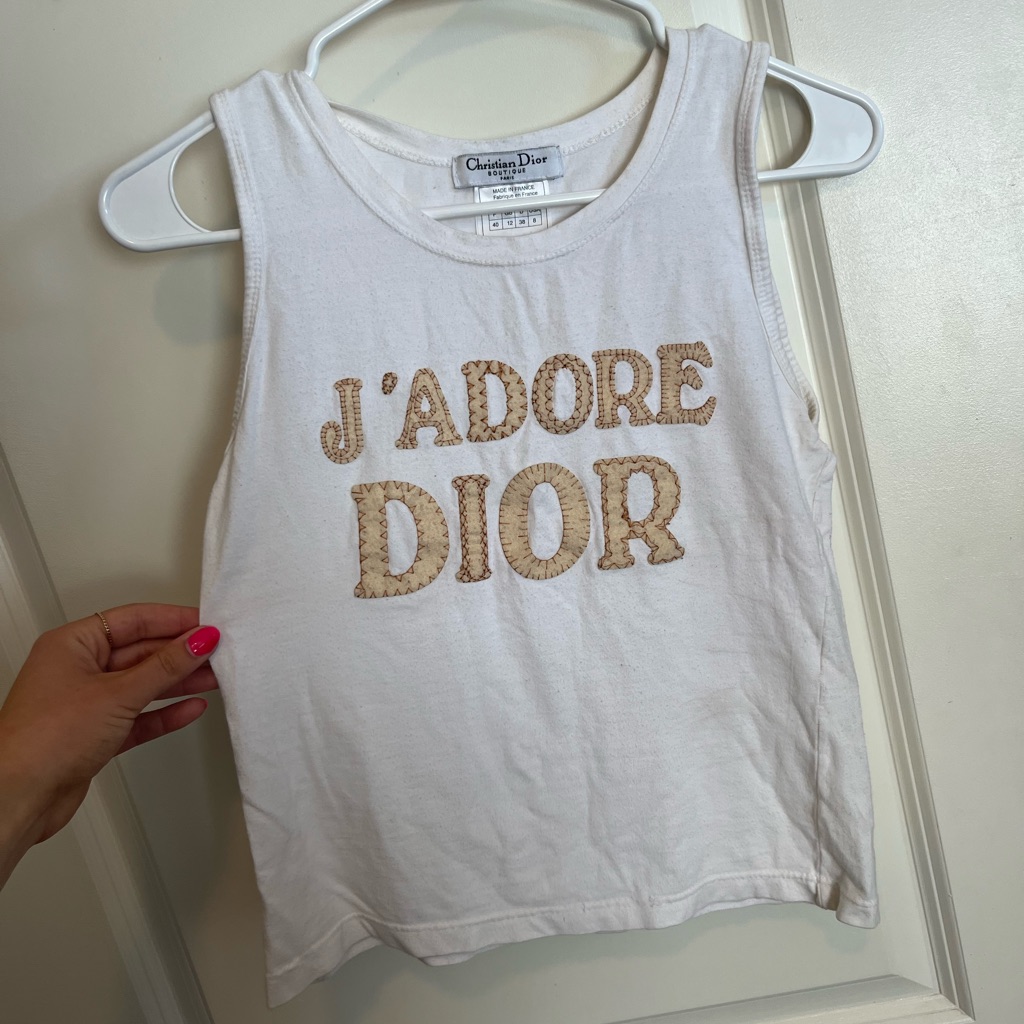 Authentic Vintage Dior Tank
